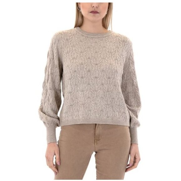 ONLY 🟣 EUC Size XS Onlfia Katia Structure Pull CC Knit Pullover Sweater - Picture 1 of 9